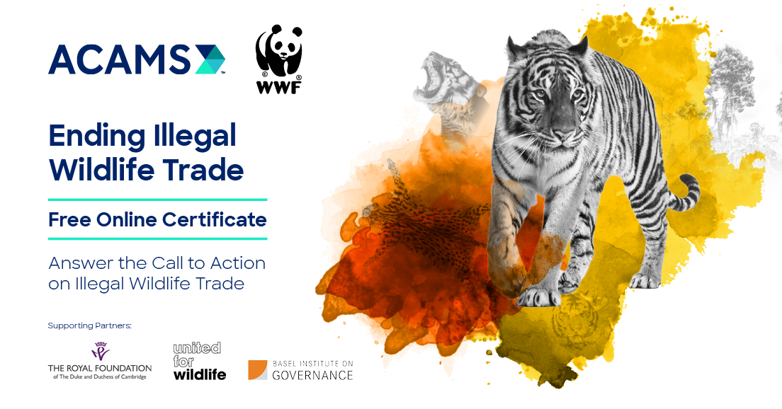 New free online certificate by ACAMS and WWF on financial crime in